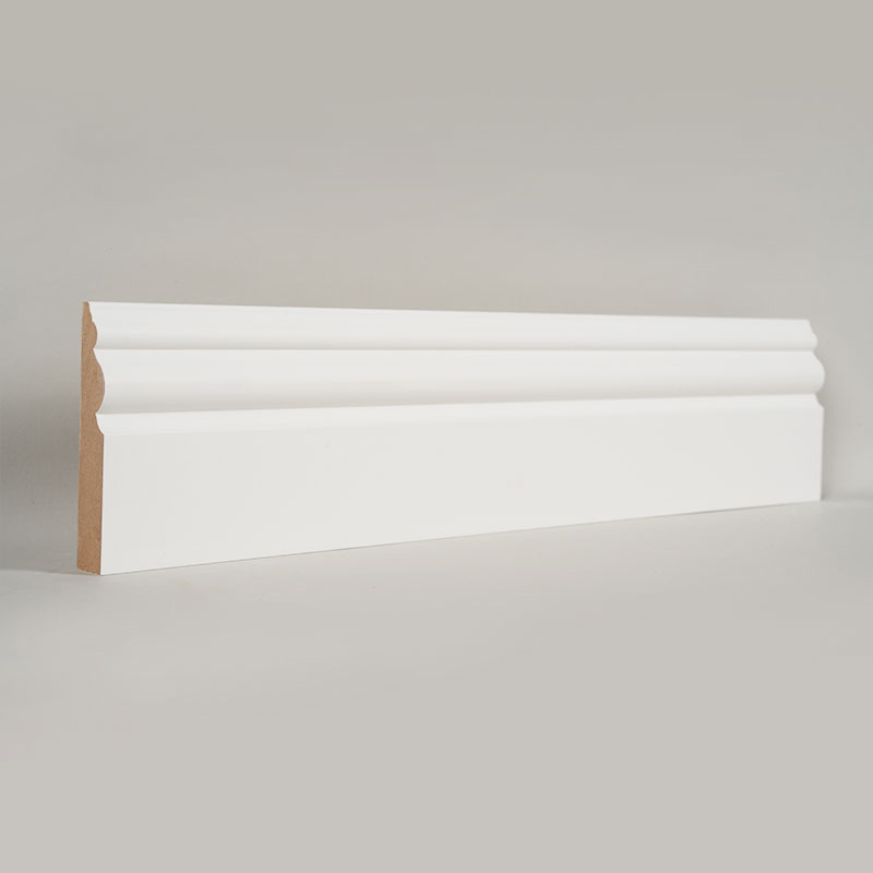 MDF fodliste (spartelgrundet og perlehvid) 3/5' x 3 7/16'