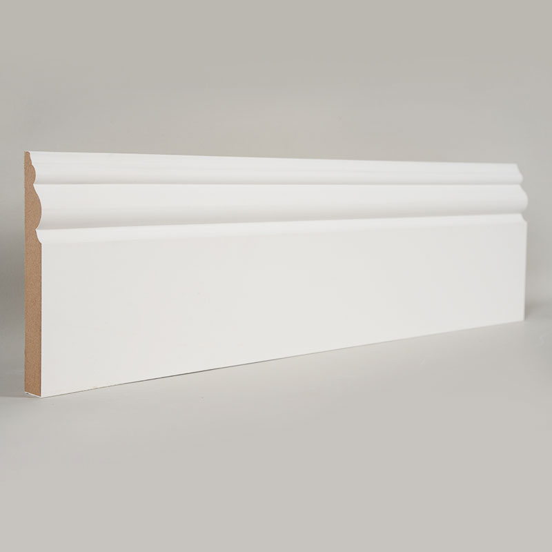 MDF fodpanel (spartelgrundet og perlehvid) 3/5