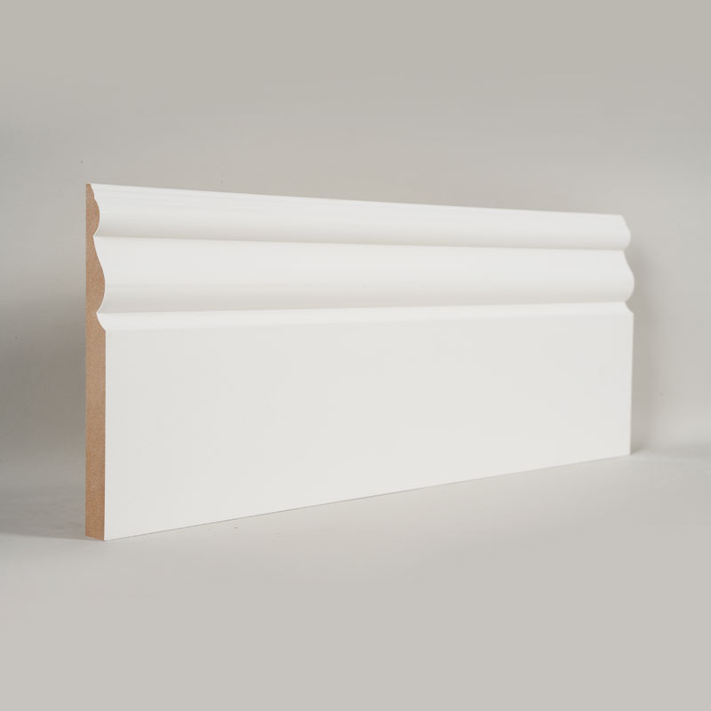 MDF fodpanel (spartelgrundet og perlehvid) 3/5' x 6'