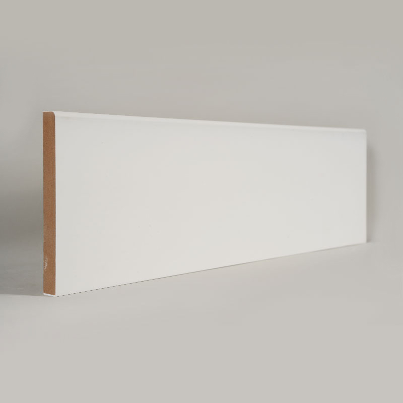 MDF fodliste (spartelgrundet og perlehvid) 1/2' x 4 1/2'