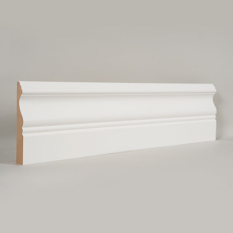 MDF fodpanel (spartelgrundet og perlehvid) 3/5' x 4'