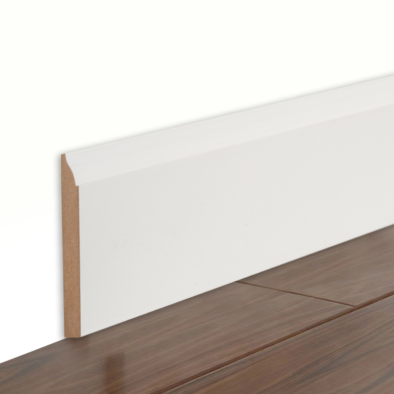 MDF fodliste (spartelgrundet og perlehvid) 3/5' x 3 1/4'